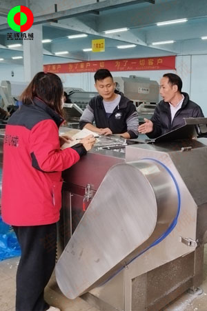 兩批客戶帶物料親臨我司試機考察，并簽訂意向合同！