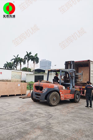 泰國(guó)客戶復(fù)購(gòu)的沙拉菜清洗脫水線設(shè)備發(fā)貨交付！